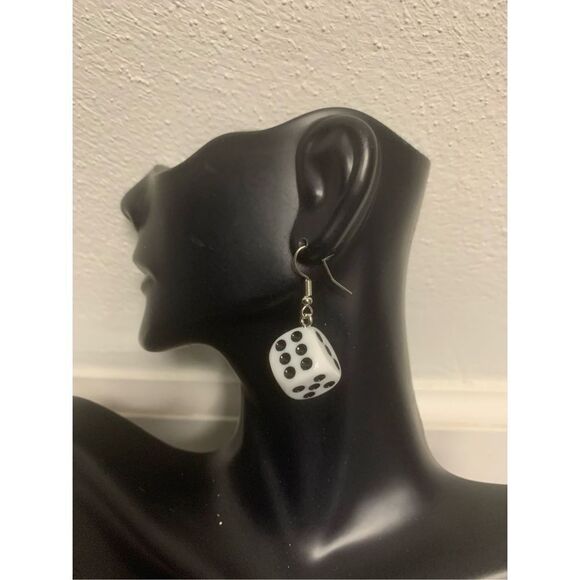 Dice Novelty Earrings  - Picture 1 of 2